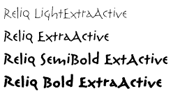 Reliq Extra Active Volume Weights