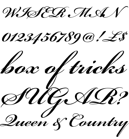 Bickham Script® Pro Regular font | type.co.uk