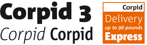 corpid fonts