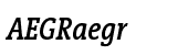 Vigor DT Condensed Medium Italic