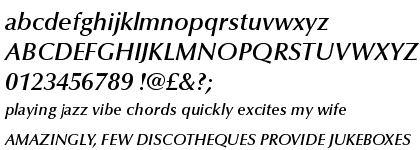 Optima™ Demi Bold Italic