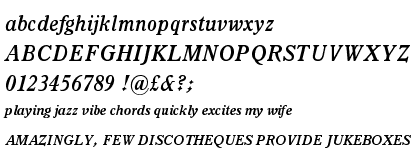 Monotype Italian Old Style™ Pro Bold Italic