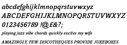 Amasis™ Pro Medium Italic