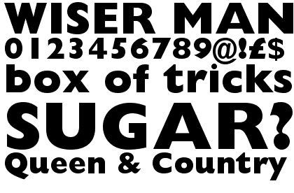 Gill Sans® Extra Bold