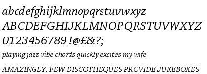 Chaparral™ Pro Italic Caption