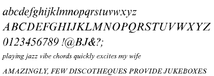 Times New Roman® Cyrillic Inclined MT