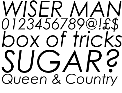 Century Gothic™ WGL Italic