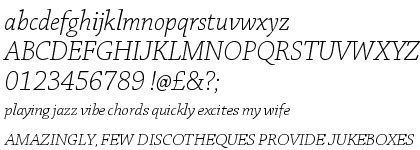 Chaparral™ Pro Light Italic Subhead