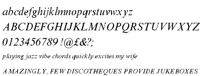 Times New Roman® Italic