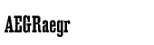 Egyptienne CE Medium Condensed (D)