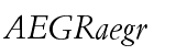 Italian Garamond Italic