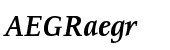 ITC Resavska&trade; Bold Italic