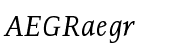 ITC Resavska&trade; Medium Italic