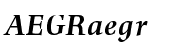 Richler Pro Cyrillic Bold Italic