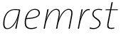 TheSans Hair H31 Italic