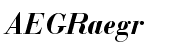 Bauer Bodoni&trade; Bold Italic