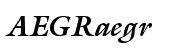 ITC Galliard&trade; Bold Italic