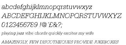 Serifa™ 46 Light Italic