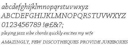 Chaparral™ Pro Light Italic