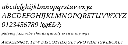 Warnock™ Pro Italic Caption