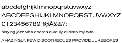 Akzidenz-Grotesk® Pro Extended