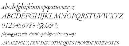 Garamond Premier Pro Light Italic Display