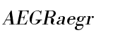 Bodoni URW Regular Wide Oblique