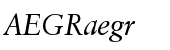 Classical Garamond Italic