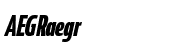 Coegit Compressed Bold Italic