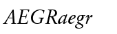 Garamond 96 DT Italic