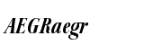 Kepler Bold Condensed Italic Display