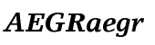 LinoLetter&trade; Bold Italic