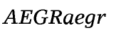 LinoLetter&trade; Medium Italic