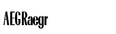 Radiant URW Bold Extra Condensed (D)