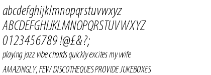 Myriad™ Pro Light Semi Extended Italic