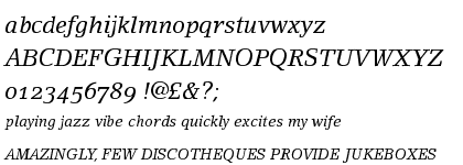 LinoLetter™ Italic OsF