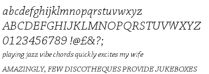 Chaparral™ Pro Light Italic Caption