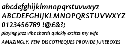 Cronos™ Pro Semibold Italic Caption