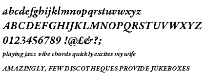 Garamond Premier Pro Semibold Italic Caption