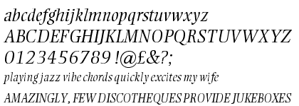 Ellington® Light Italic