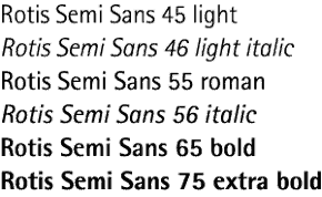 Rotis Semi Sans