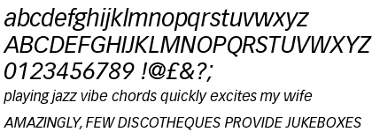 Vectora™ 56 Italic