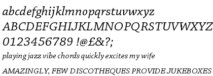 Chaparral™ Pro Italic