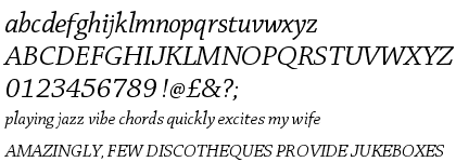 Chaparral™ Pro Italic Display