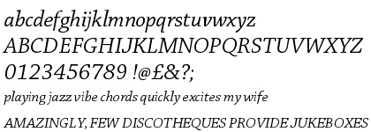 Chaparral™ Pro Italic Subhead