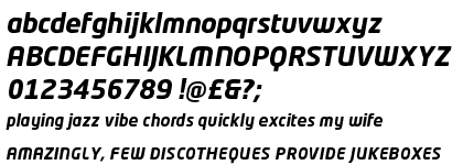 Neo® Tech Bold Italic