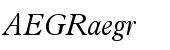 Aldine 721 Light Italic