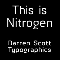 Nitrogen Font Family by Darren Scott