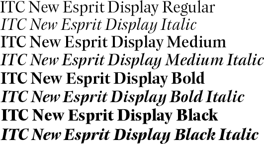 ITC New Display Volume Weights