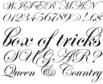 Edwardian Script Bold font | type.co.uk